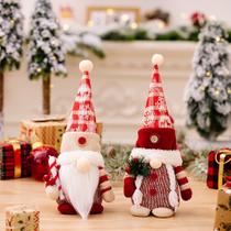 Gnomos de Natal, decoração de brinquedos de pelúcia, decoração de casa