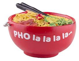 Gnz Bowl de Pho Funny Natal / Ornamento Todos os dias Pho La La La...