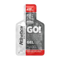 Go! Energy Now Gel - 10 Sachês De 30g Morango Com Limão Energia