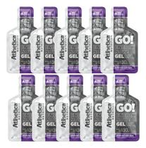 Go! Energy Now Gel Display 10 Sachês De 30g Cada Atlhetica Sabor Guaraná Com Açaí
