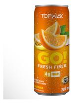 Go fresh fiber refrigerante prebiótico sabor laranja lata 269ml Go fresh fiber refrigerante prebiótico sabor laranja lata 269ml