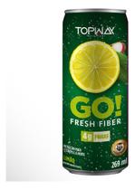 Go fresh fiber refrigerante prebiótico sabor limão lata 269ml Go fresh fiber refrigerante prebiótico sabor limão lata 269ml