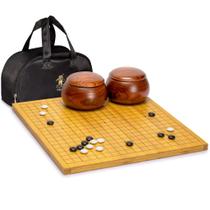 Go Game Set Yellow Mountain importa bambu com pedras de melamina