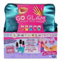 Go Glam Unique Nail Salon Kit Aplicação Pintura De Unhas Mãos e Pés- Manicure e Pedicure - Sunny