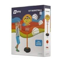 Go Play Kit Basketball C/ Pedestal Ajustavel Bola E Bomba - Multikids
