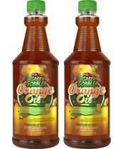 Gobbler verde concentrado de óleo de laranja prensado a frio, 960 ml, pacote com 2 unidades Gobbler verde concentrado de óleo de laranja prensado a frio, 960 ml, pacote com 2 unidades