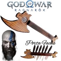 God of War Ragnarok Machado e Porta Facas de parede