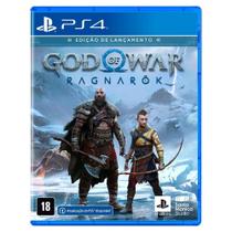 God of War Ragnarok PS4 Mídia Física Dublado em Português Edição de Lançamento