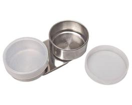 Godê Metal Duplo com Tampa Plástico Keramik