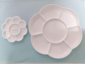 Godê Para Pintura Flor 2 Peças Godê Para Pintura Flor 2 Peças