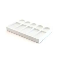 Godê Plástico Retangular com 10 Cavidades SFA005 SINOART