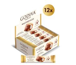 Godiva Chocolate Bar Masterpieces Com Caramelo 32 Gr x 12 Unidades