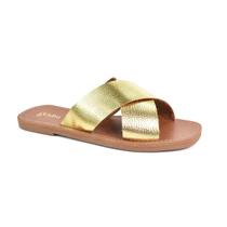 Godiva Tamanco Ouro Floater Conforto Com Estilo - Godiva Tamanco Ouro Floater Conforto Com Estilo -