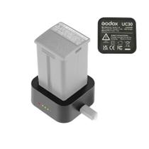 Godox UC30 USB-C PD Battery Charger for AD200Pro AD200ProII AD300Pro WB29B , WB30P , WB300P Battery)