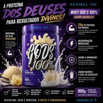 Gods Whey 100% Proteína Sabor Original 900g - Canibal Inc.