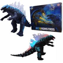 Godzilla Rei Dos Monstros Boneco Articulado Luz E Som - Fun Game