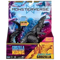 Godzilla Vs Kong Monsteverse Boneco Godzilla Articulado 18 Cm C/Som Boca abre e fecha - Sunny