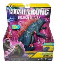 Godzilla Vs Kong Novo Império Boneco Godzilla Articulado 18 Cm C/Som Boca abre e fecha - Sunny