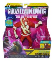 Godzilla Vs Kong Novo Império Boneco Skar King Articulado 18 Cm C/Som Boca abre e fecha - Sunny