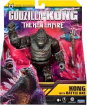 Godzilla x Kong: Boneco original do Kong de 15 cm com machado de batalha da Playmates Toys