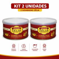 Goiabada Zélia Lata 400g Sabor Tradicional, Textura Cremosa e Qualidade Inconfundível 2 Unidades Goiabada Zélia Lata 400g Sabor Tradicional, Textura Cremosa e Qualidade Inconfundível 2 Unidades