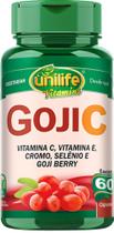 Goji Berry + Vitamina C 500mg 60 Caps Vegano - Unilife
