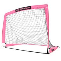 Gol de futebol Franklin Sports Blackhawk portátil 4' x 3' rosa Gol de futebol Franklin Sports Blackhawk portátil 4' x 3' rosa