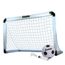 Gol de futebol Franklin Sports brilha no escuro com bola Gol de futebol Franklin Sports brilha no escuro com bola
