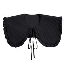 Gola falsa, coleiras removíveis, camisa meio falsa, gola de blusa