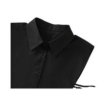 Gola Falsa Destacável Feminina - Meia Camisa de Algodão - Estilo Versátil e Confortável Gola Falsa Destacável Feminina - Meia Camisa de Algodão - Estilo Versátil e Confortável