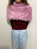 Gola peluda rosa Gola peluda rosa