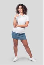 Gola Polo Premium Feminina PA Manga Curta Branca Gola Polo Premium Feminina PA Manga Curta Branca