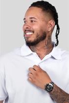 Gola Polo Premium Masculina PA Manga Curta Branca Gola Polo Premium Masculina PA Manga Curta Branca
