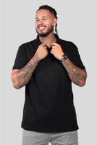 Gola Polo Premium Masculina PA Manga Curta Preto Gola Polo Premium Masculina PA Manga Curta Preto