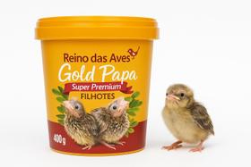Gold Papa Filhotes 400g Reino das Aves Super Premium