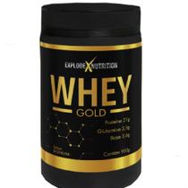 Gold whey concentrado isolado 900g - explode nutrition