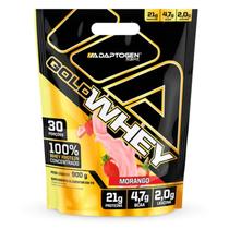 Gold whey morango 900g bag