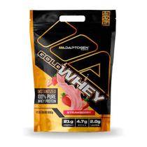 Gold whey morango refil 900g - Adaptogen