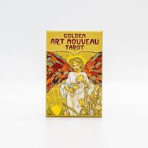 Golden art nouveau tarot mini