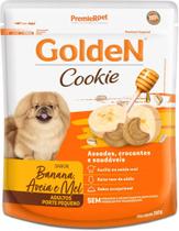 Golden cookie cães adultos porte pequeno sabor banana, aveia & mel 350g