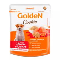 Golden Cookie para Cães Adultos de Porte Pequeno Sabor Salmão e Quinoa 350 g - PREMIER