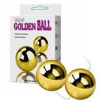 Golden Duo Ball - Bolas Duplas com Vibrad0r para Clitór1s e Estímulo An4l - Ball - D.AMOR