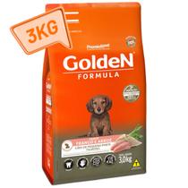 Golden Filhotes Mini Bits 3kg Ração para Cães Frango e Arroz