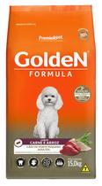 GoldeN Formula Cães Adultos Porte Pequeno Carne & Arroz 15 kg - PREMIER