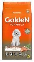 GoldeN Formula Cães Adultos Porte Pequeno Salmão & Arroz 15 kg - PREMIER