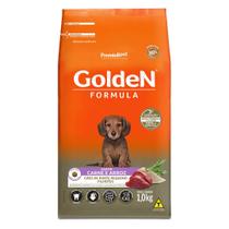 GoldeN Formula Cães Filhotes Porte Pequeno Carne & Arroz 1 kg