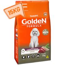 Golden Formula Cães Mini Bits Adultos 15kg Carne & Arroz