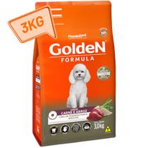 Golden Formula Cães Mini Bits Adultos 3kg Carne & Arroz