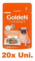 Golden Gourmet Cães Ad. Pequeno Porte - Frango 85g - 20 Uni.