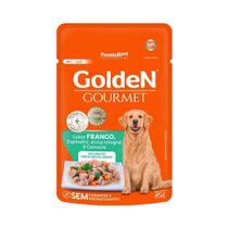 Golden Gourmet Caes Adulto Porte Medio E Grande Sabor Frango Sachê 85G